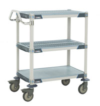 Metro 3-Shelf MetroMax Polymer Utility Cart
